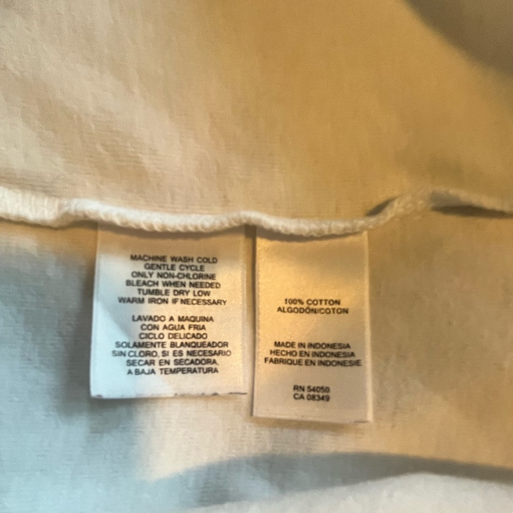 🎉HP🎉 Jones New York Sport White Cotton Sleeved Top - Picture 2 of 3